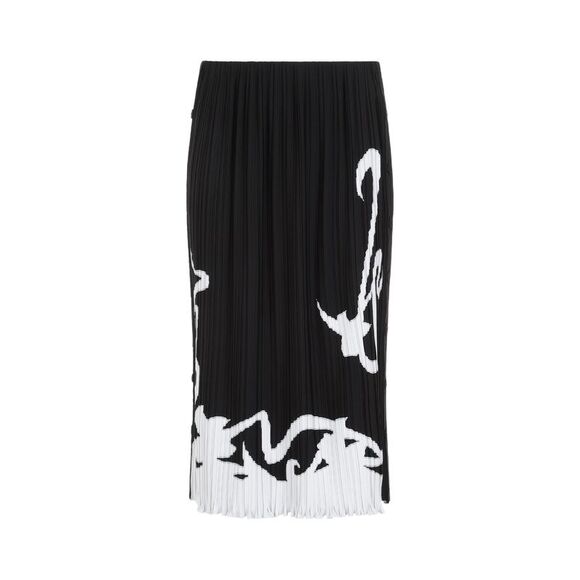 Lanvin Pleated Long Skirt Women